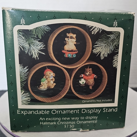 Hallmark Expandable Ornament Display Stand 3 Rings Christmas Vintage 1985 - Picture 12 of 12